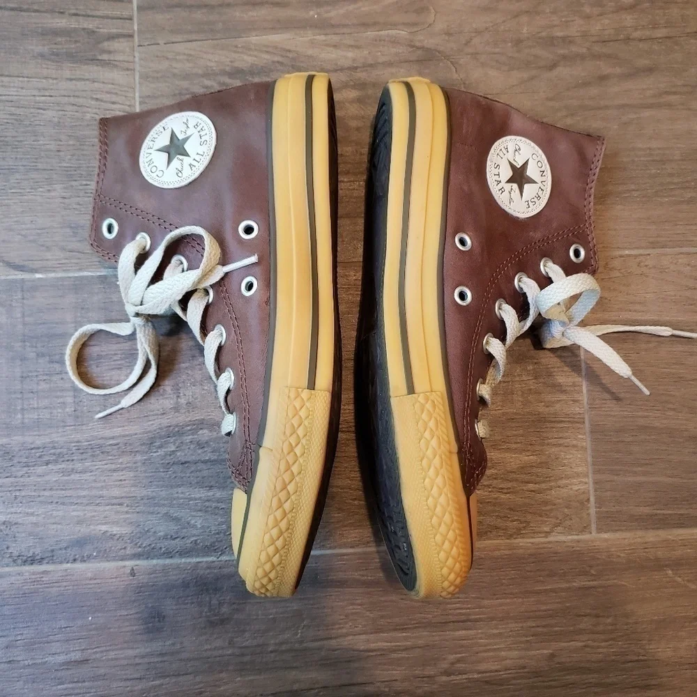 Converse leather high